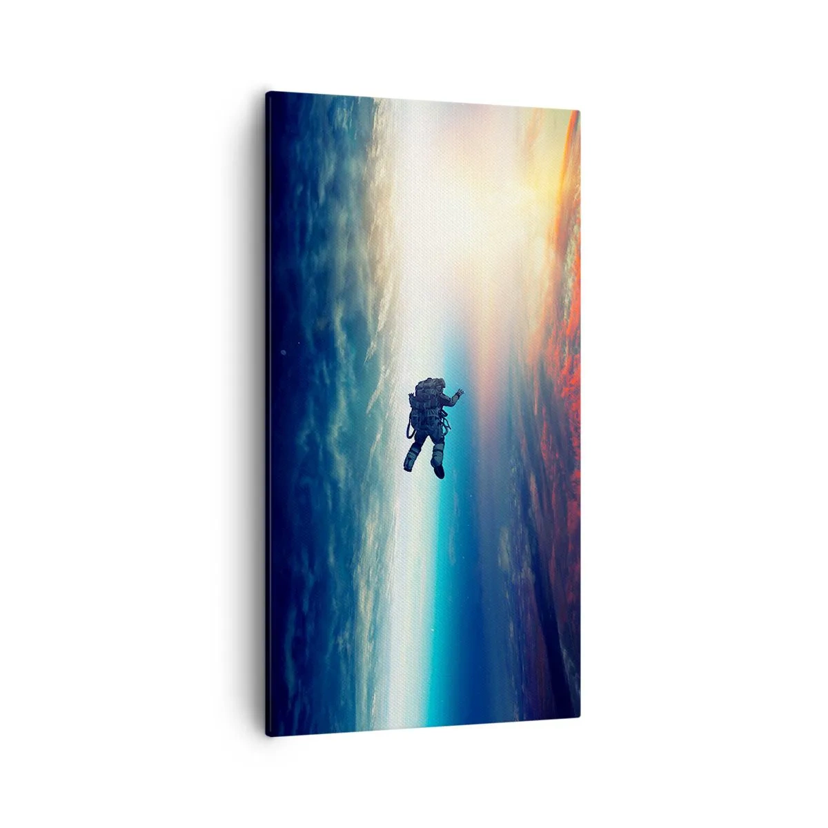 Quadro em tela - Enfrentando o universo - 55x100 cm
