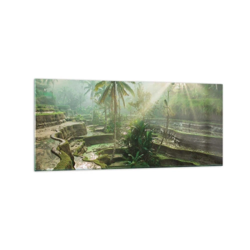 Quadro em vidro - Crescer ao sol - 120x50 cm