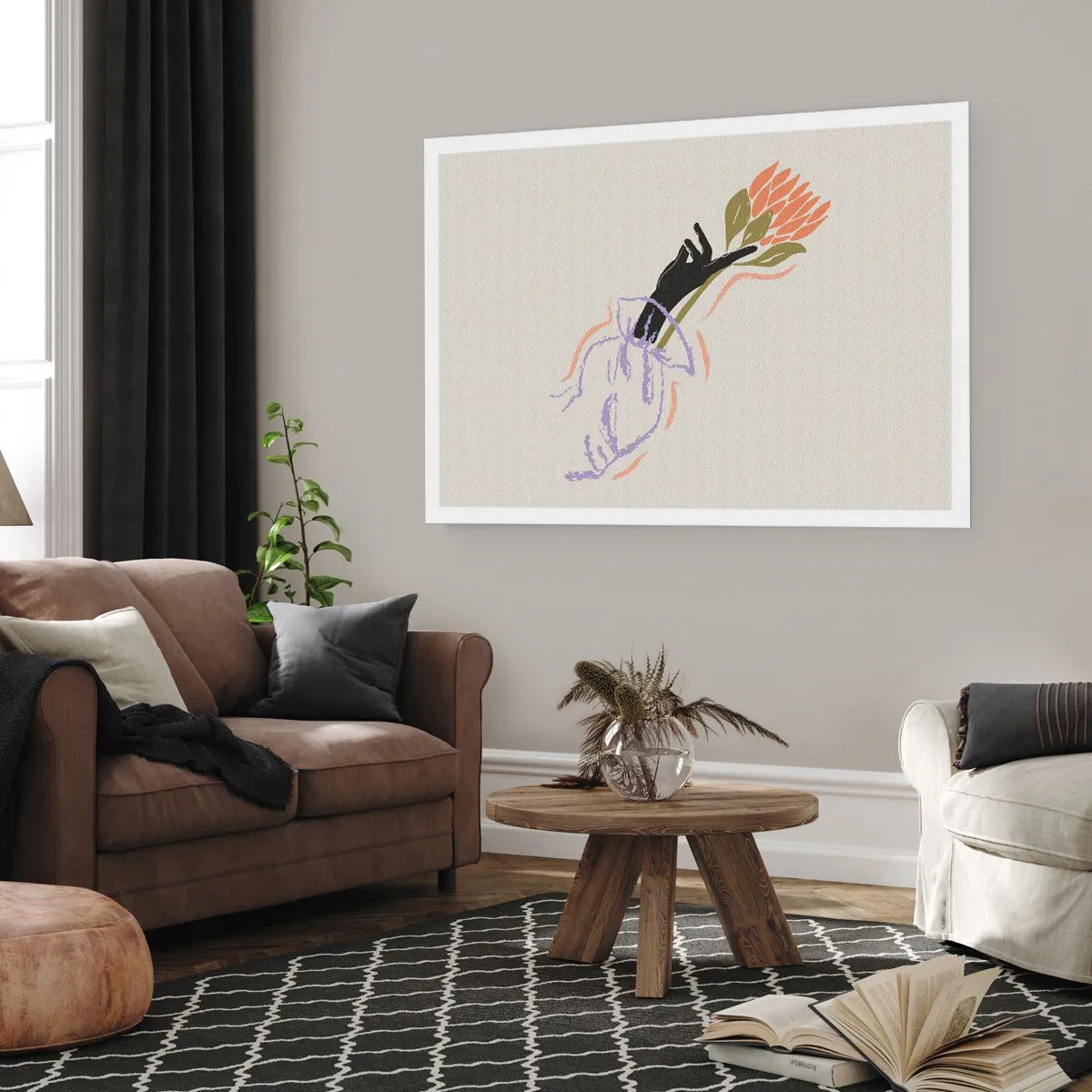 Pôster - Toque fraterno - 70x50 cm