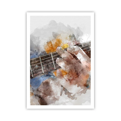 Pôster - Poesia entre as cordas - 70x100 cm