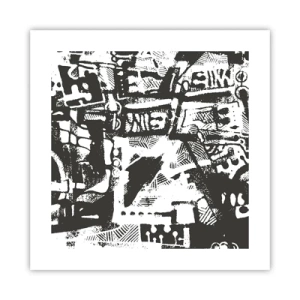 Pôster - Ordem ou caos? - 40x40 cm