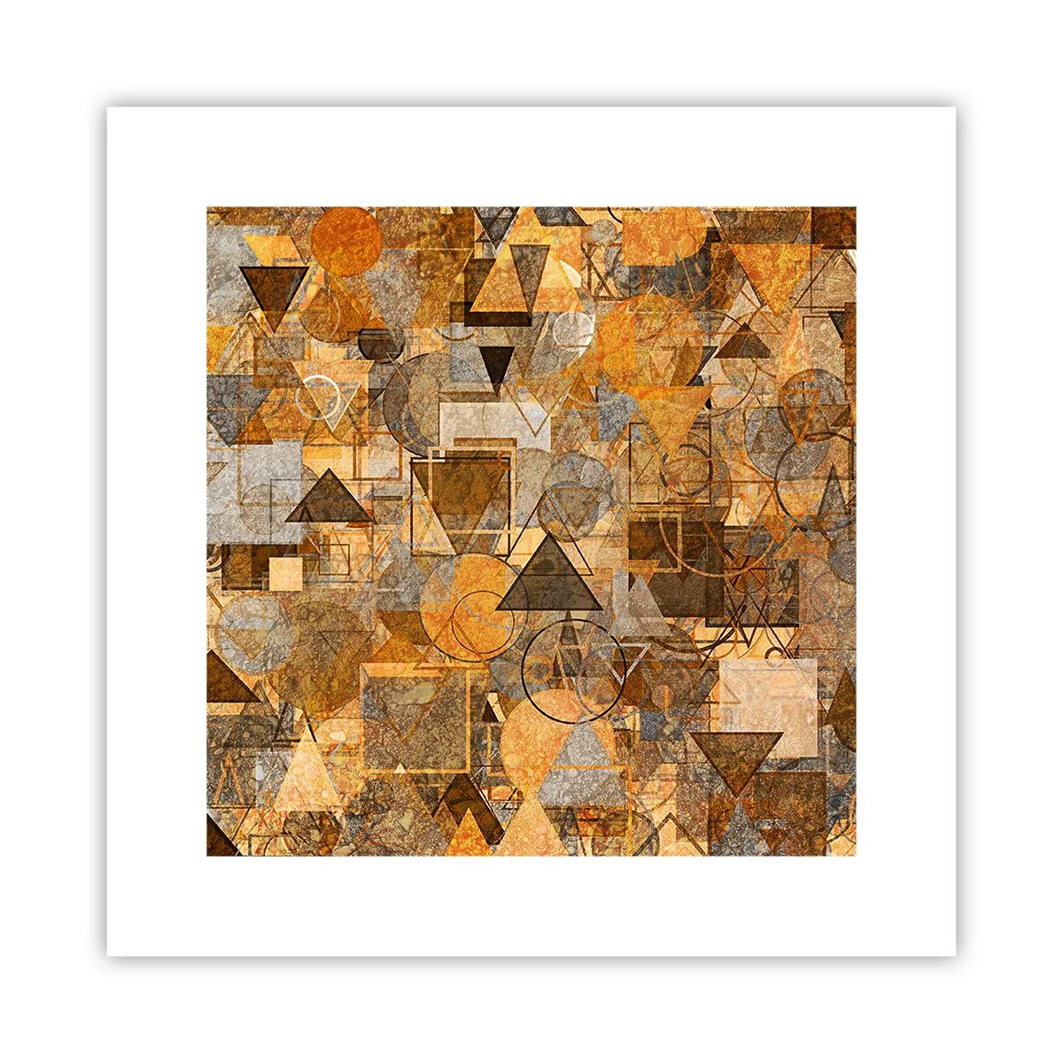 Pôster - O mundo em forma - 30x30 cm