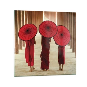 Quadro em vidro - A caminho da Terra Pura - 70x70 cm