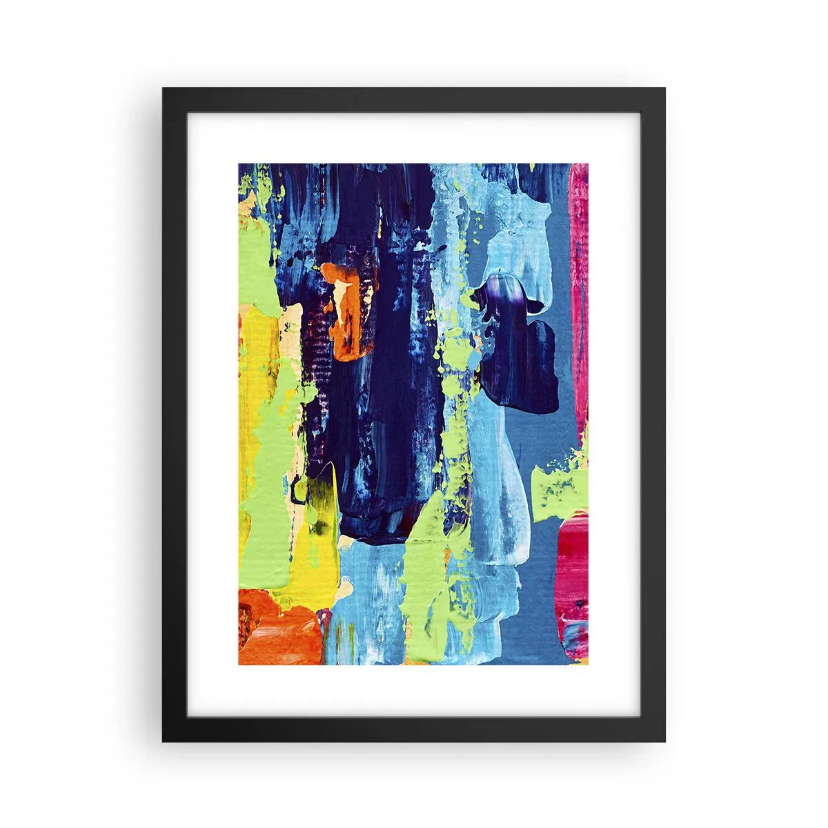 Pôster com moldura preta - A vida é bela! - 30x40 cm