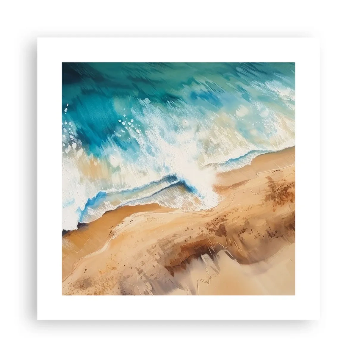 Pôster - A onda que retorna - 40x40 cm