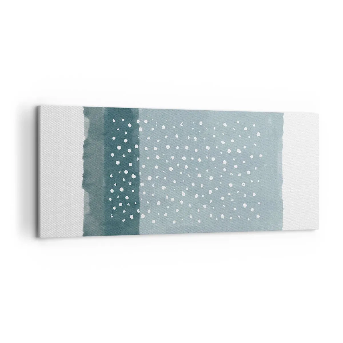 Quadro em tela - Cultivado em azul - 120x50 cm