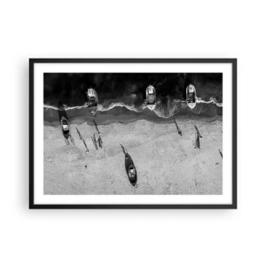 Pôster com moldura preta - Ainda na costa… - 70x50 cm