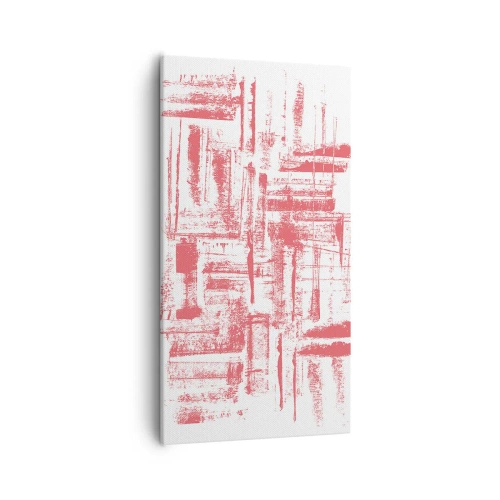 Quadro em tela - Cidade Vermelha - 55x100 cm