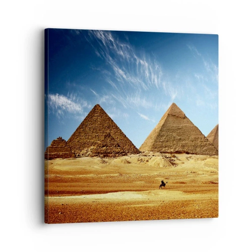 Quadro em tela - 40 séculos vos contemplam - 30x30 cm