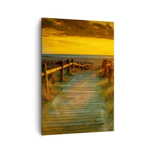 Quadro em tela - Banhado em ouro antigo - 70x100 cm