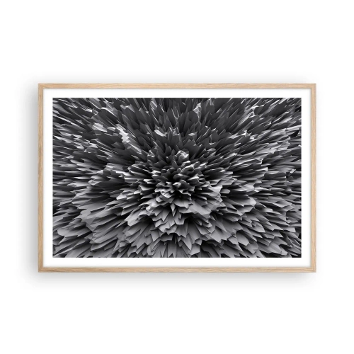 Pôster com moldura de carvalho claro - Não pode ficar mais difícil do que isso - 91x61 cm