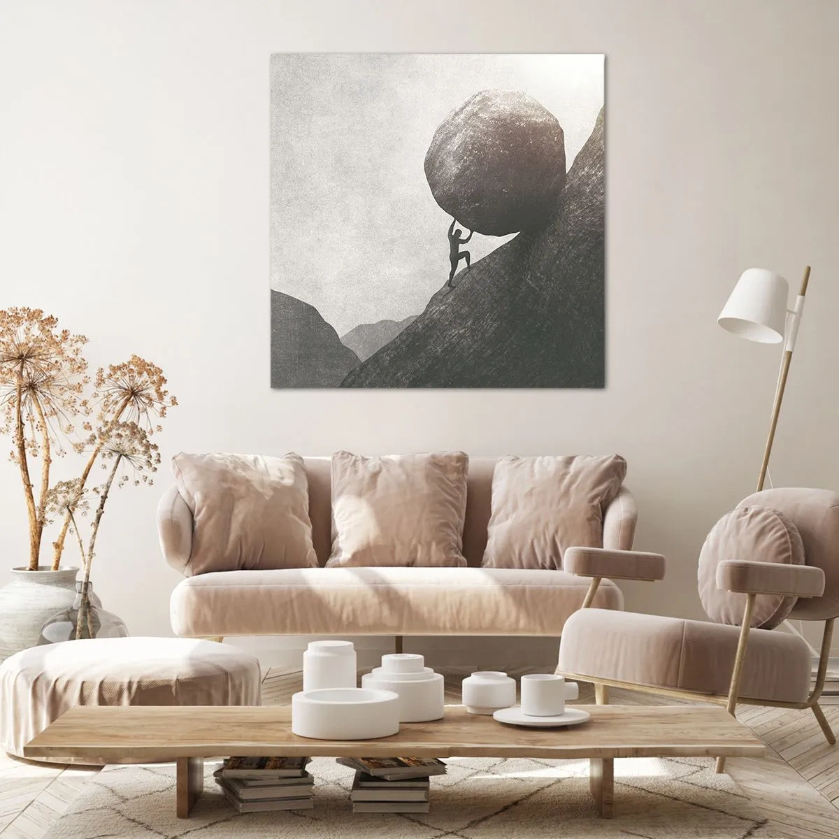 Quadro em tela - Eu creio - 70x70 cm