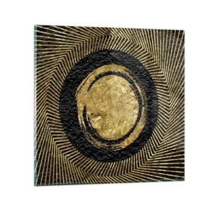 Quadro em vidro - Composição glamourosa - 40x40 cm