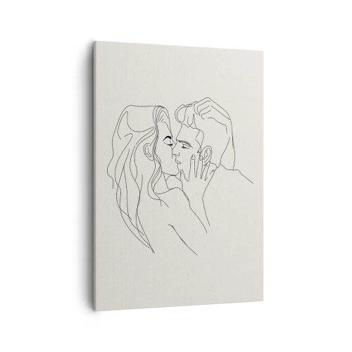 Quadro em tela - Emaranhados pelo sentimento - 50x70 cm