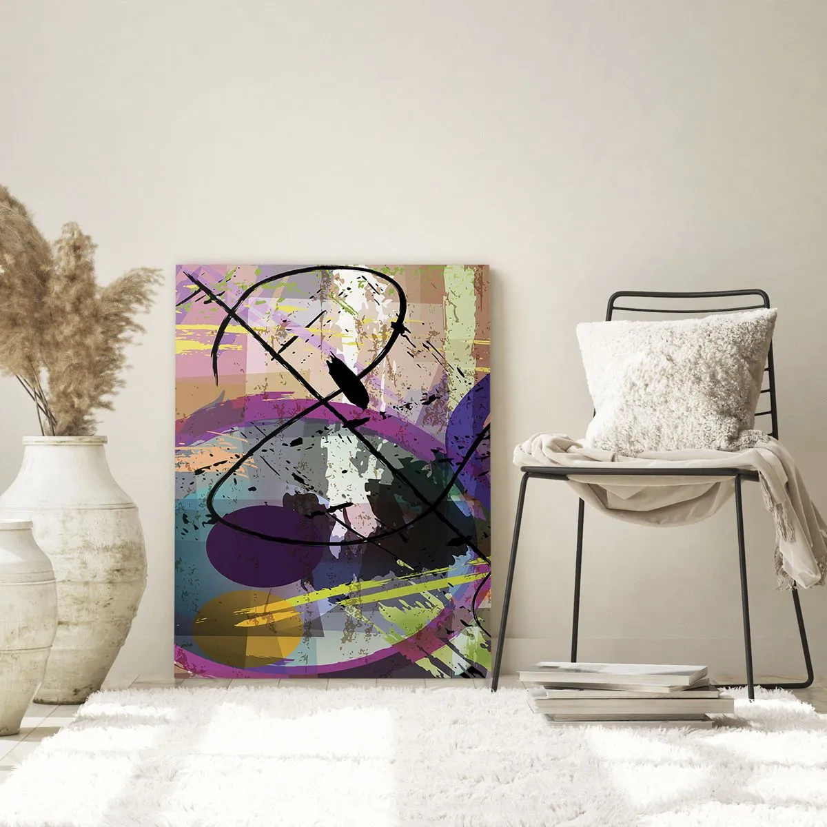 Quadro em vidro - Pode ir direto ou ao redor - 50x70 cm