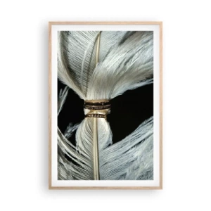 Pôster com moldura de carvalho claro - ...todos os dias da nossa vida... - 61x91 cm