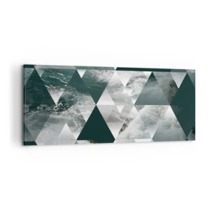 Quadro em tela - Uma perspetiva de cristal - 120x50 cm