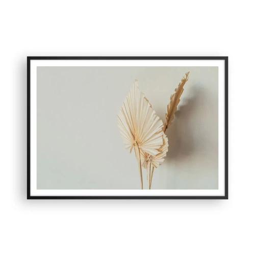 Pôster com moldura preta - Quando precisas de alívio - 100x70 cm