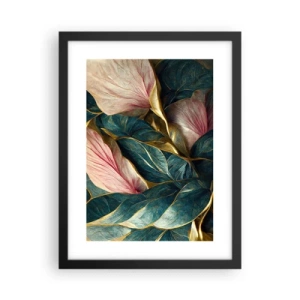 Pôster com moldura preta - Elegância e estilo naturais - 30x40 cm