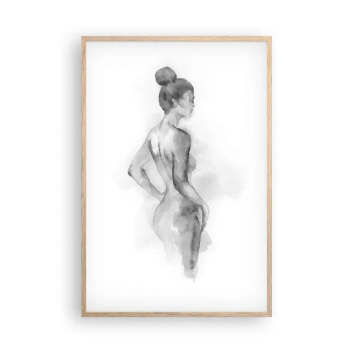 Pôster com moldura de carvalho claro - Linda como uma pintura - 61x91 cm