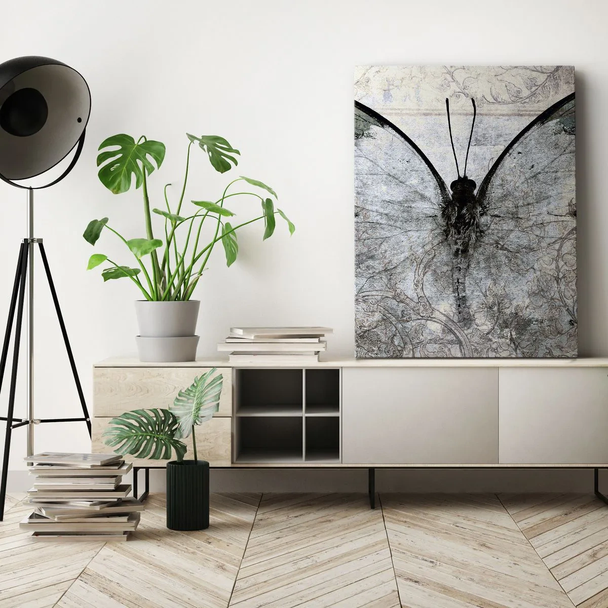 Quadro em tela - Estilo Art Nouveau - 65x120 cm