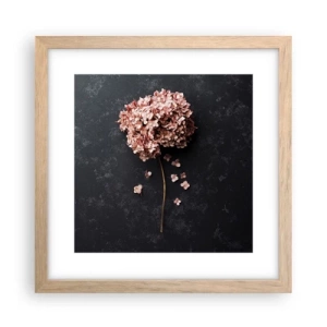 Pôster com moldura de carvalho claro - Um sinal verdadeiramente romântico - 30x30 cm