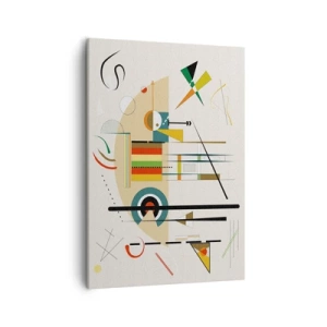 Quadro em tela - E o mundo ri - 50x70 cm