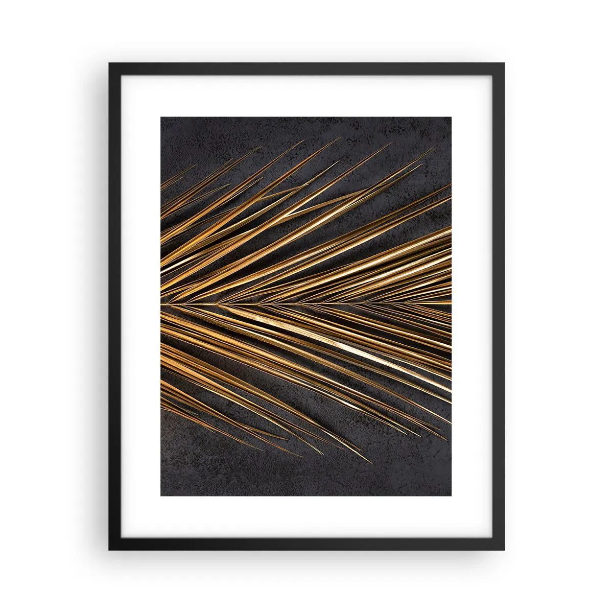 Pôster com moldura preta - Ouro dos trópicos - 40x50 cm