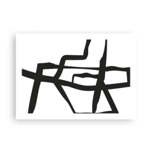 Pôster - Projeto preto e branco - 70x50 cm