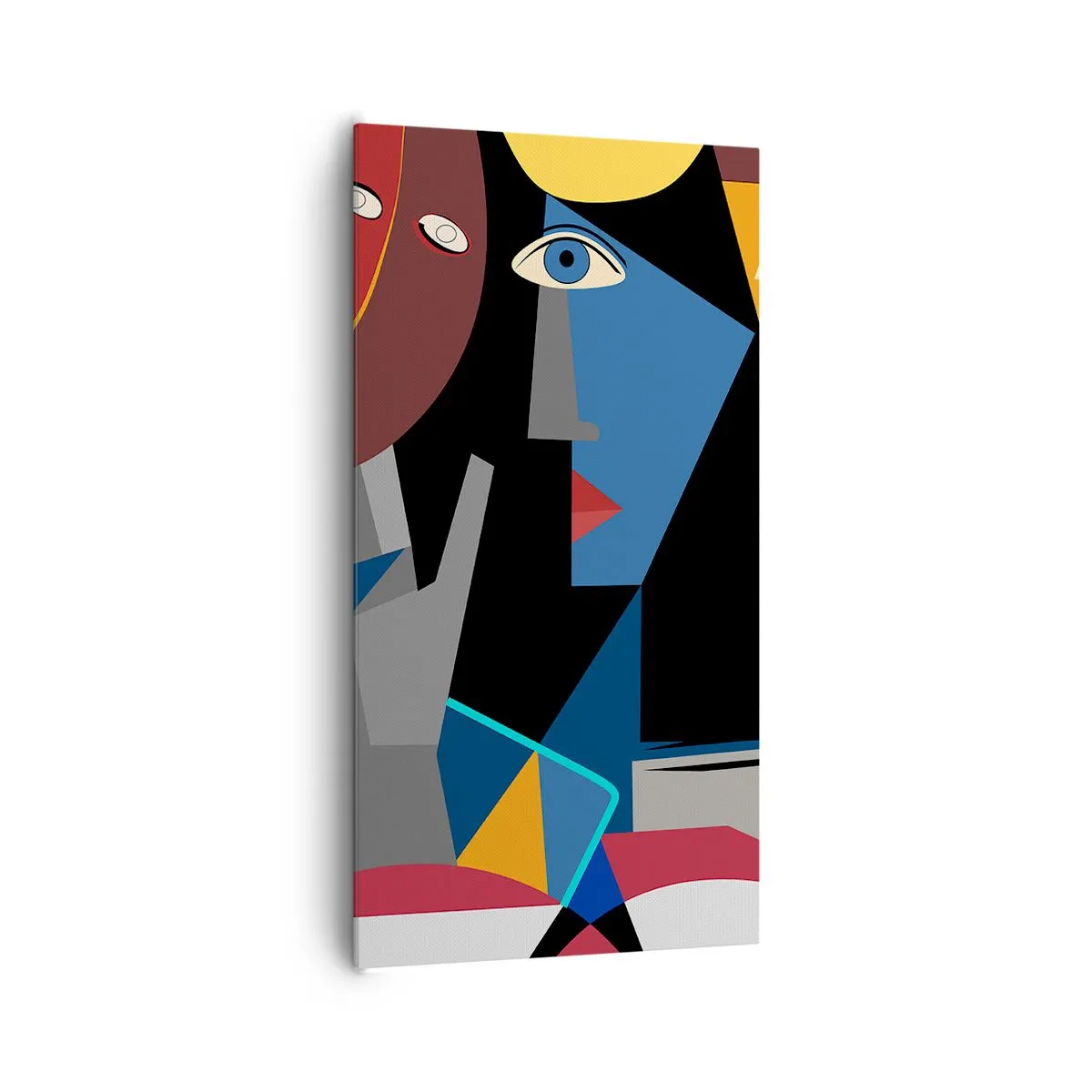Quadro em tela - Uma conversa entre cubistas - 65x120 cm