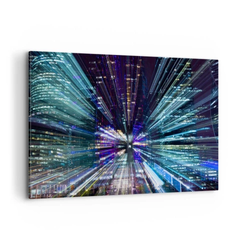 Quadro em tela - Transição para o hiperespaço - 100x70 cm