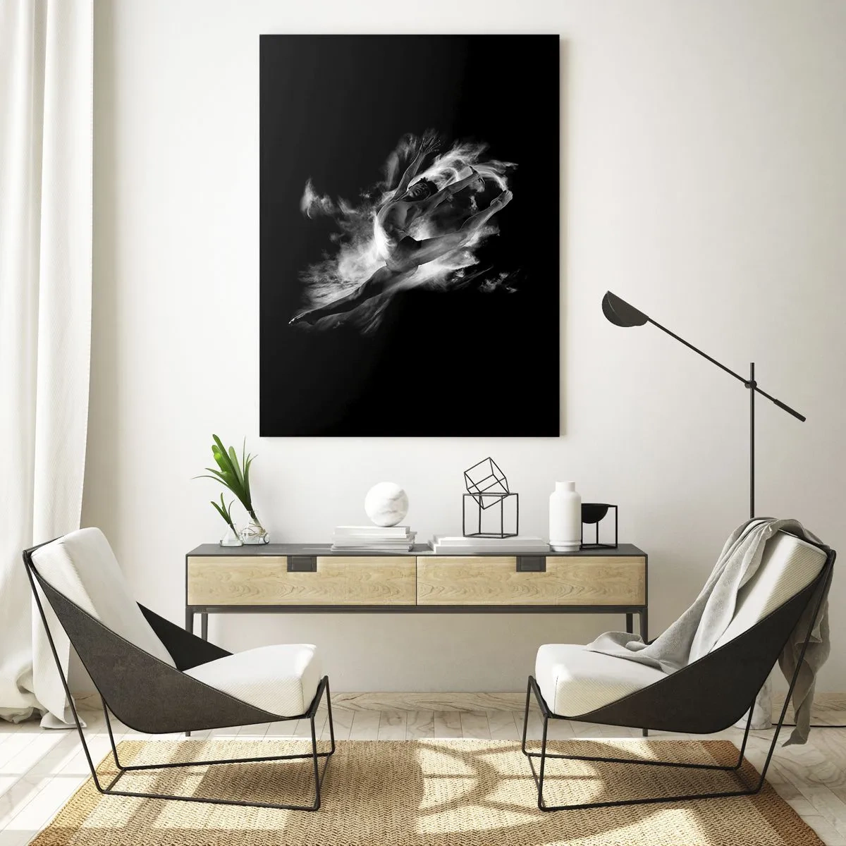 Quadro em vidro - Parado no ar - 50x70 cm