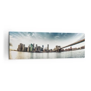 Quadro em tela - Ilha de Vidro - 160x50 cm