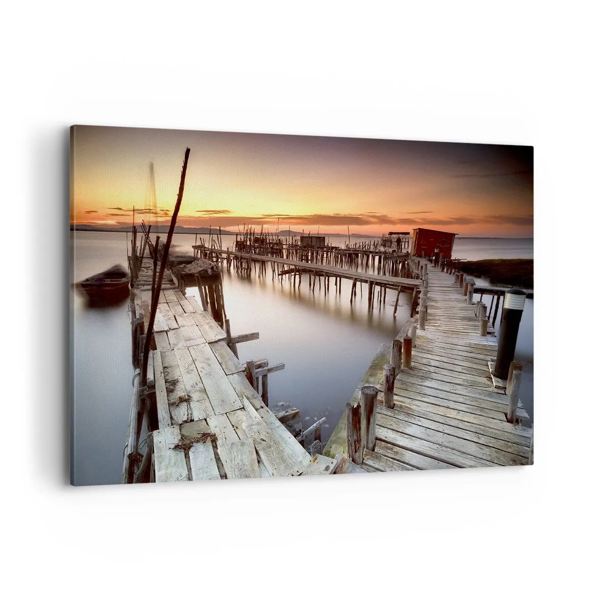 Quadro em tela - Turismo autêntico, não fictício - 120x80 cm