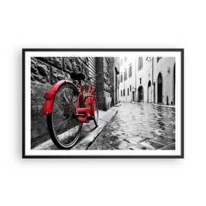 Pôster com moldura preta - A verdadeira beleza não envelhece - 91x61 cm