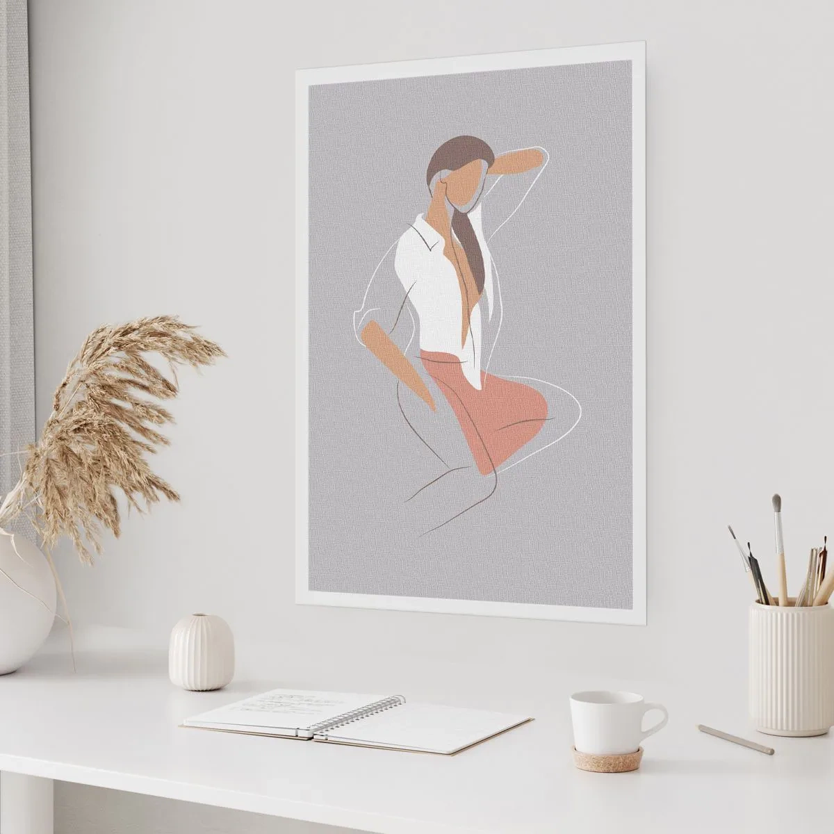 Pôster - O esboço do encanto - 61x91 cm