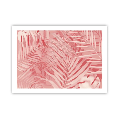 Pôster - Conceito cor-de-rosa - 70x50 cm