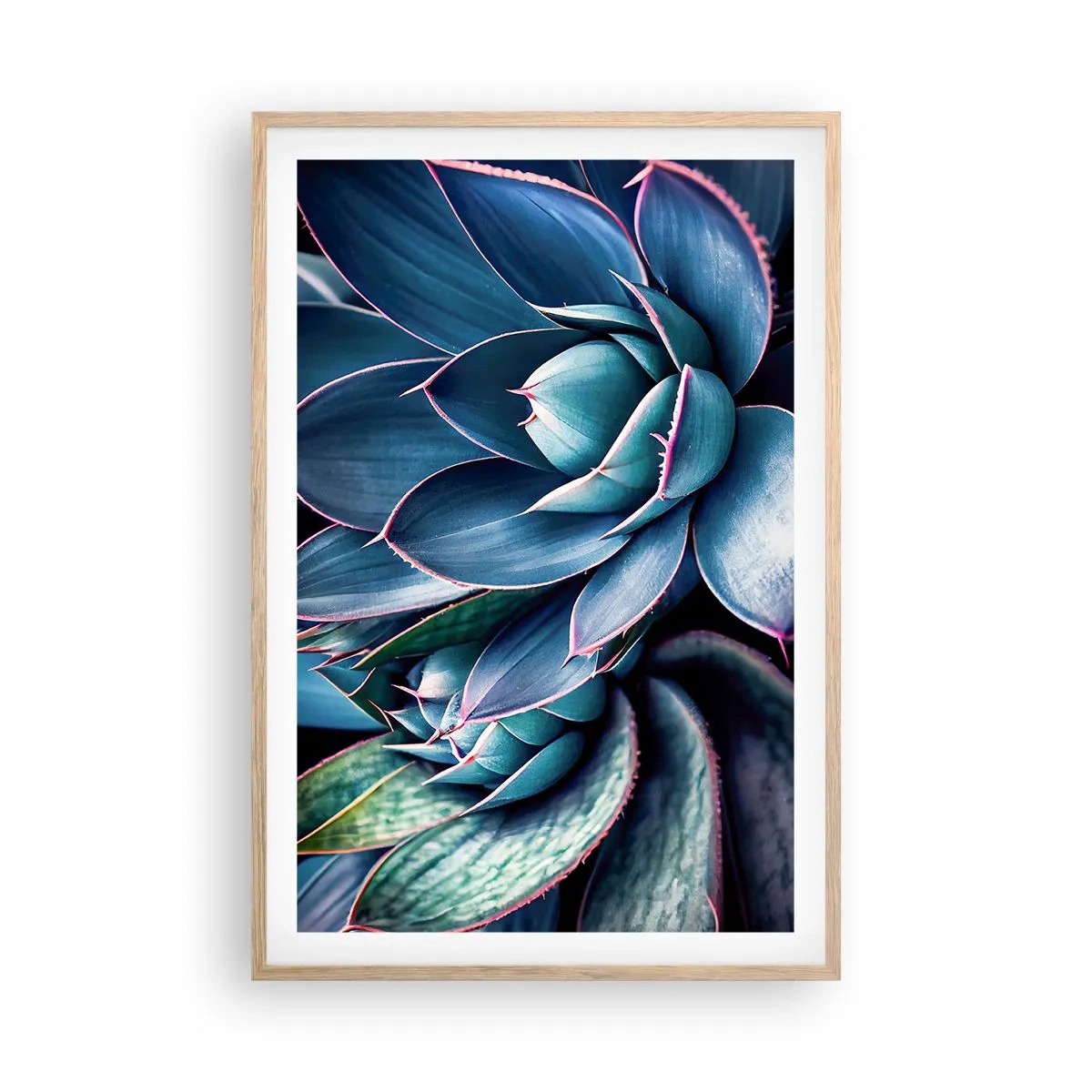 Pôster com moldura de carvalho claro - Força vital - 61x91 cm