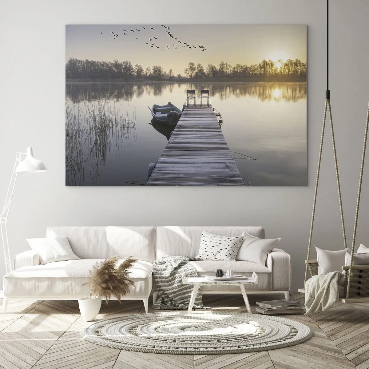 Quadro em vidro - Voltarei dentro de algum tempo - 100x70 cm