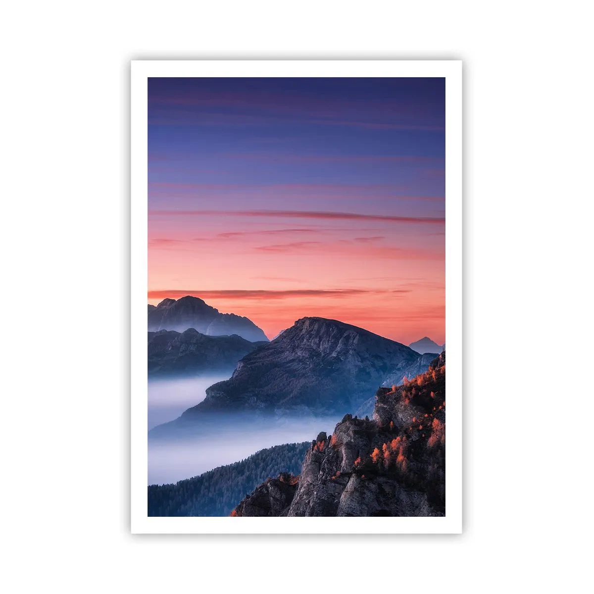 Pôster - Acima dos vales - 70x100 cm