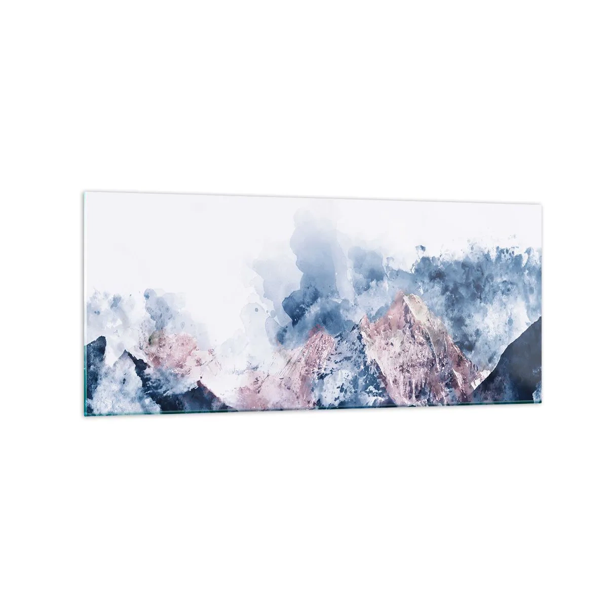 Quadro em vidro - Estes são os verdadeiros picos! - 120x50 cm