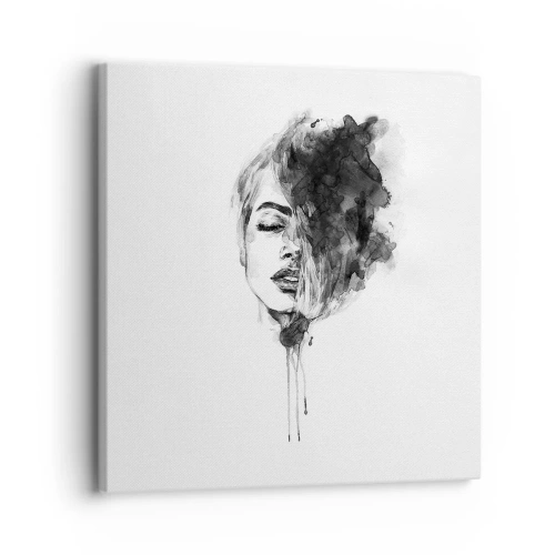 Quadro em tela - O que sonha uma rapariga - 30x30 cm