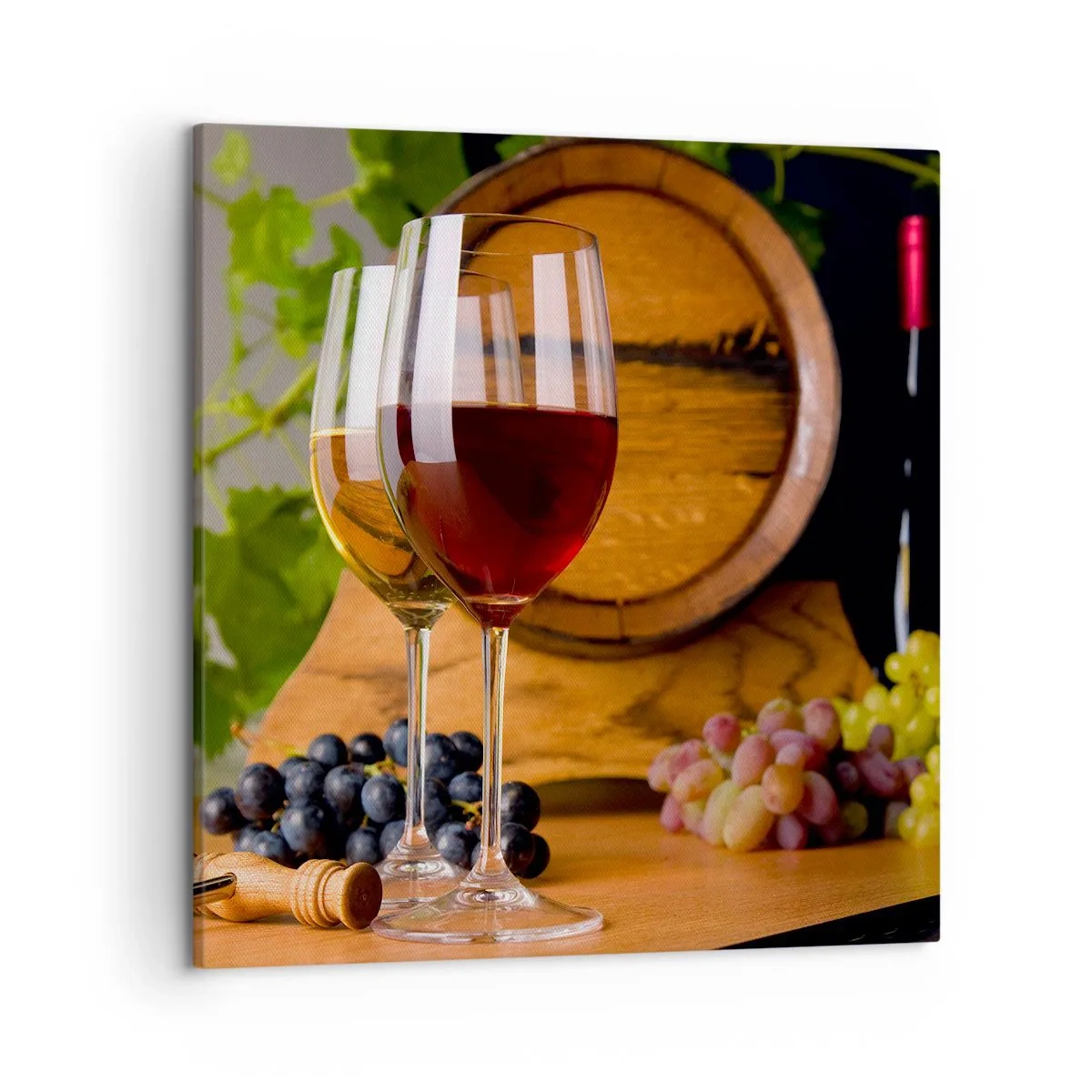 Quadro em tela - Como com os antigos mestres - 50x50 cm