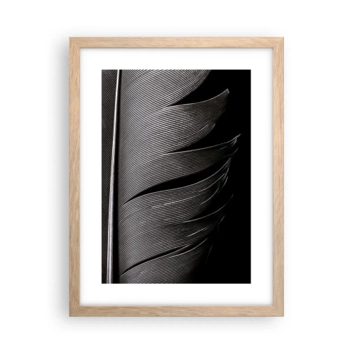 Pôster com moldura de carvalho claro - A caneta – um design maravilhoso - 30x40 cm