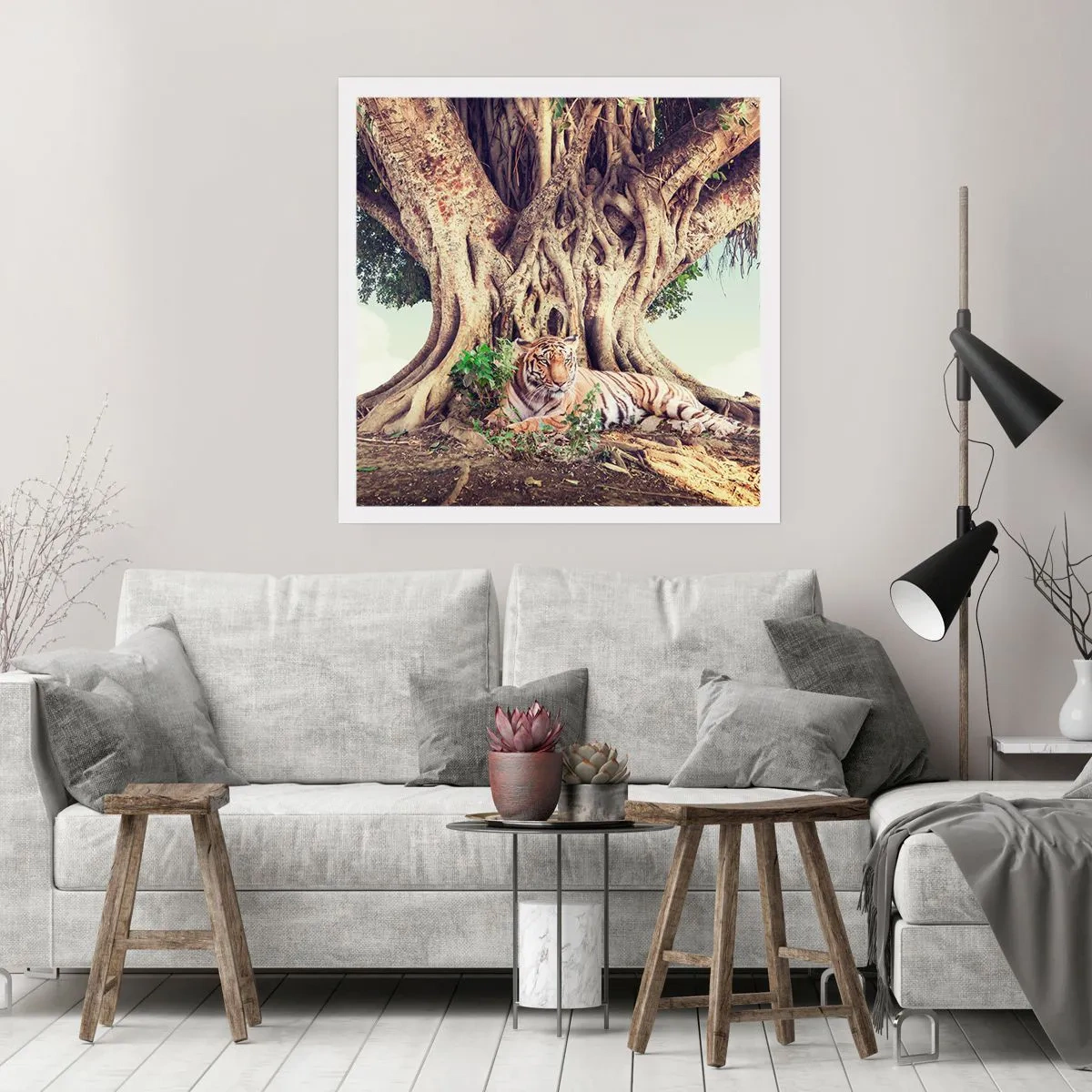 Pôster - Vista do livro de Gênesis - 50x50 cm