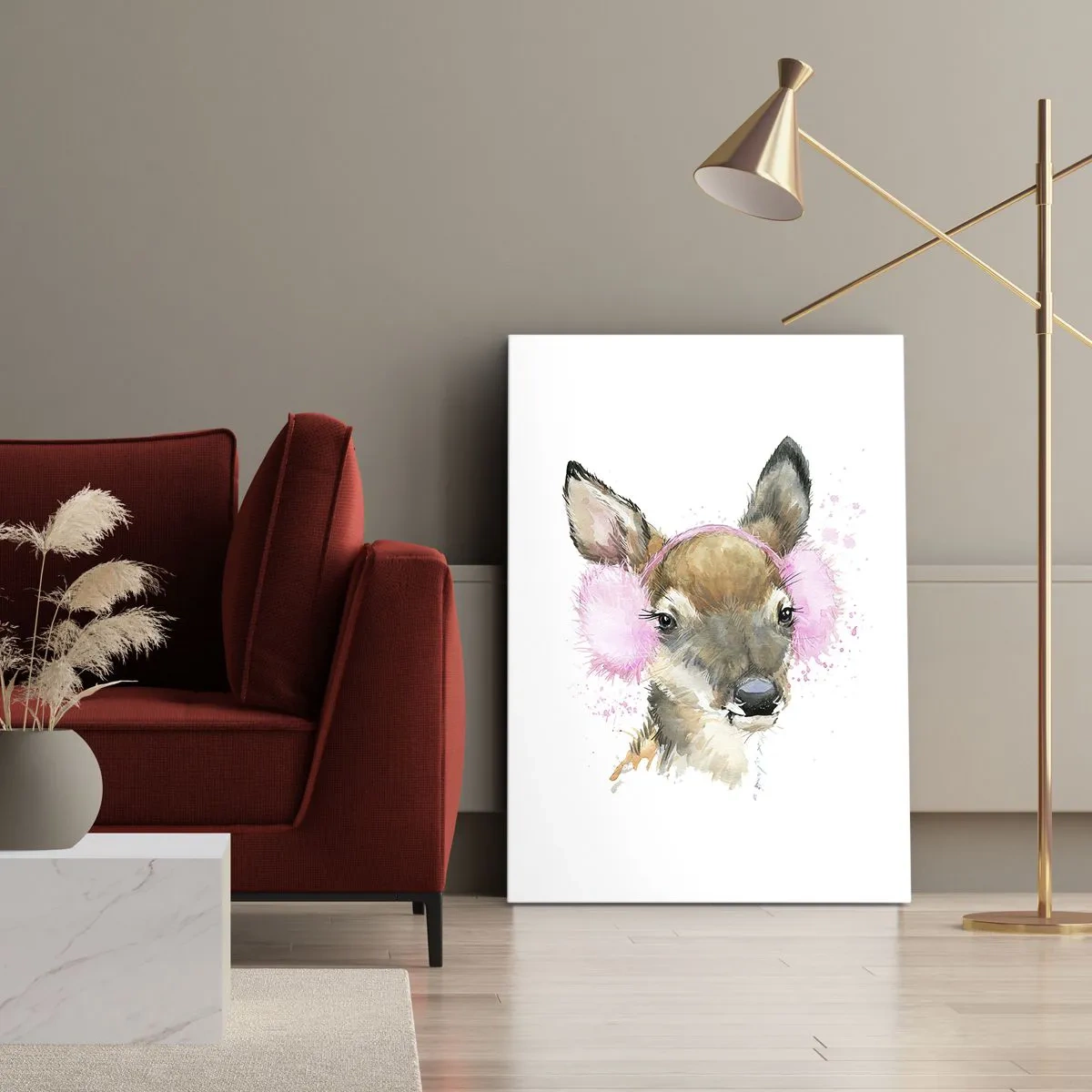 Quadro em tela - E o frio já não é assustador - 70x100 cm