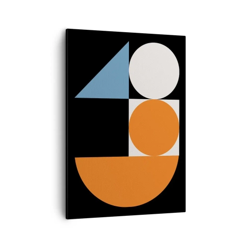 Quadro em tela - Disposição das figuras - 50x70 cm