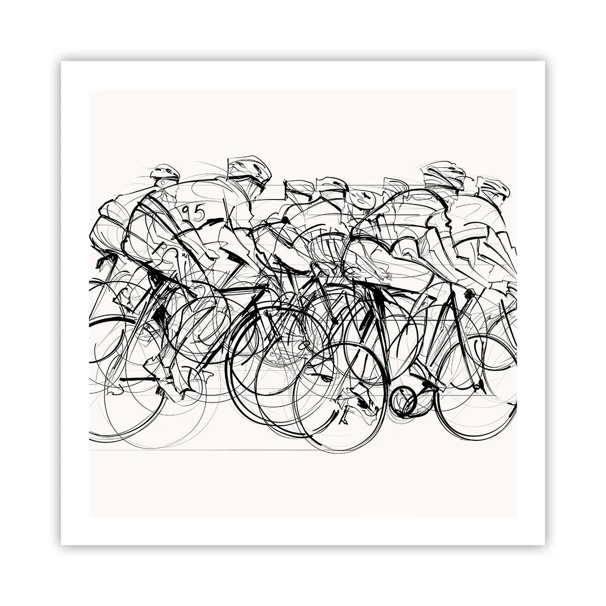 Pôster - Juntos como uma equipa - 60x60 cm