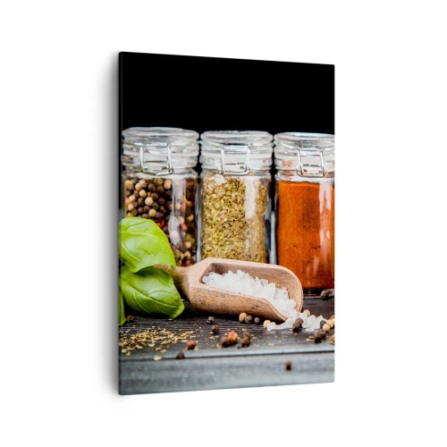 Quadro em tela - Para que a vida tenha um sabor - 50x70 cm