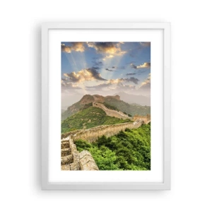 Pôster em moldura branca - Grandeza eterna - 30x40 cm